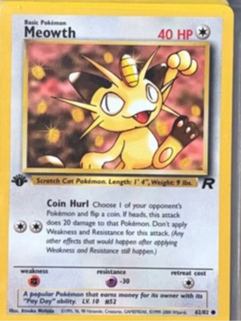 Vintage 90s pokemon Assorted Trading Cards - Yellow-Edged Collector Set